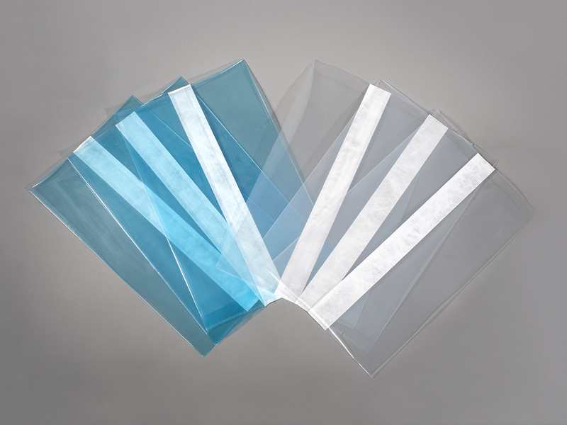 Pouch stiall lárionaid déanta as tyvek