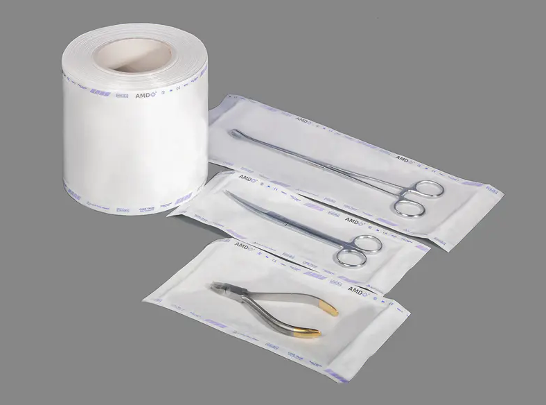 Tairgeann Tyvek Flat Roll Pouch Bealach chun Éifeachtúlacht Steiriliú a Fheabhsú